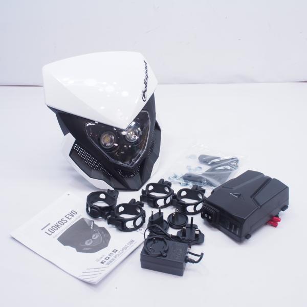 ポリスポーツLOOKOS EVOバッテリー付ヘッドライト ライトカウル
