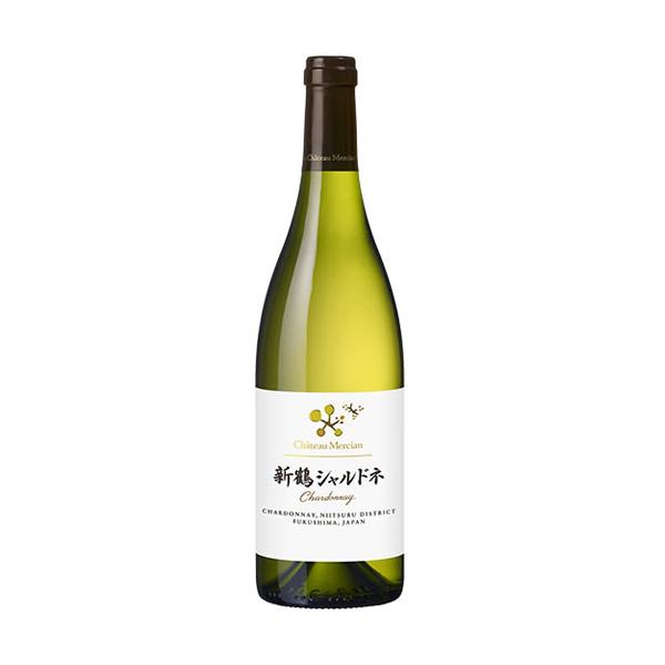 白ワイン 辛口 シャトー メルシャン 新鶴シャルドネ 750ml 日本 福島　ギフト プレゼント(4973480339624)