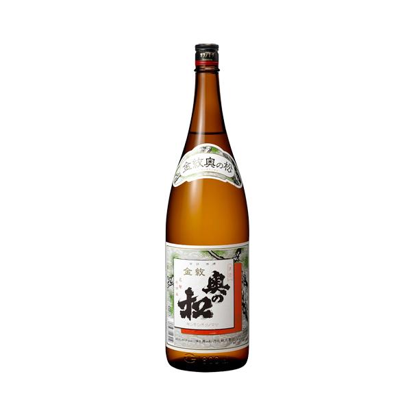 【奥の松酒造】　金紋　1800ｍｌ　ギフト プレゼント(4964838123019)　ふくしまプライド。体感キャンペーン（お酒/飲料）