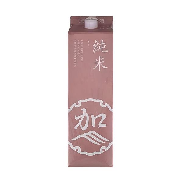 加藤酒造 越後屋純米 1800ml 新潟 日本酒 12個まで1個口配送可能　ギフト プレゼント(4994677050078)