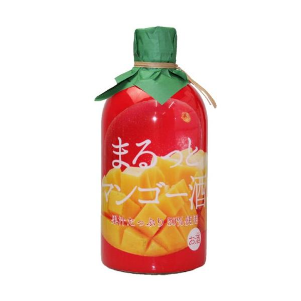 菊水酒造 まるっと マンゴー酒 500ml 果汁50% フルーツのリキュール　ギフト プレゼント(4989501113326)