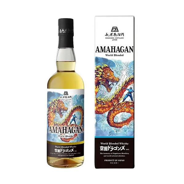 アマハガン ワールドブレンデッド 空挺ドラゴンズver．700ml 47度 ウイスキー 長濱蒸留所 ギフト プレゼント（4573286173332）
