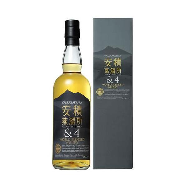 YAMAZAKURA 安積蒸溜所&4 700ml 47度 笹の川酒造 山桜 ファイン