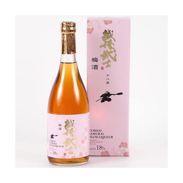 越後武士 梅酒 720ml 18度 玉川酒造 リキュール えちごさむらい 越後さむらい 新潟　ギフト プレゼント(4940675009525)