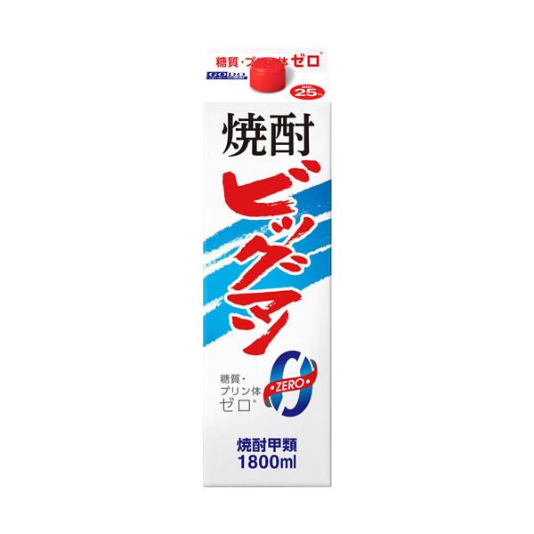 合同酒精 ビッグマン 1800ml 25度 紙パック【12個まで1個口配送可能】甲類焼酎　ギフト プレゼント(4971980713760)