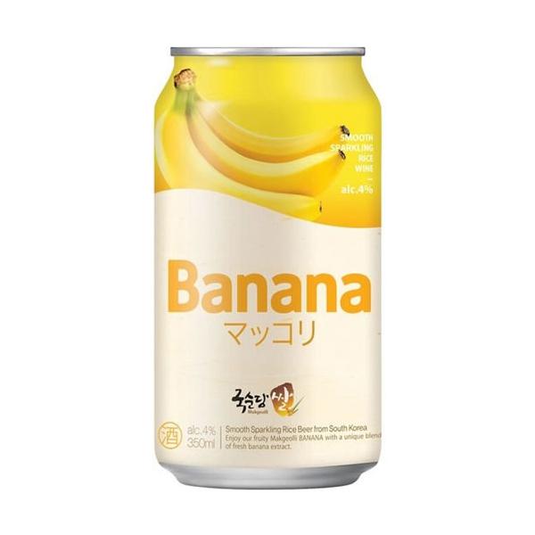 バナナマッコリなんて！こんなの初めて！マッコリの本場、韓国。約2000種類のマッコリがあると知られているのですが、バナナフレーバーのマッコリは初めてで若者を中心に人気を集めています。乳酸飲料のやわらかい酸味と米本来の甘味に完熟バナナがそのま...