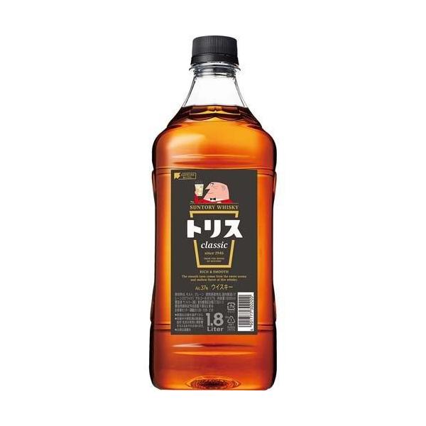 他サイト： サントリー トリス クラシック 1800ml 37度 ペット ウイスキー 6個まで1個口配送可能　ギフト プレゼント(4901777300200)の商品画像