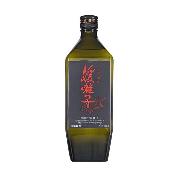 媛囃子 黒ラベル 720ml 40度 伊予老酎 本格焼酎 米焼酎 愛媛　ギフト プレゼント(4931729607439)