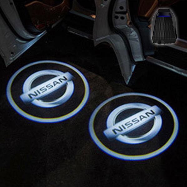 【倍 倍 倍】送料無料　カーテシライト LEDライトゴーストシャドウプロジェクター車ドアライト カーテシライト ゴーストシャドーライト 投影用 2個セット