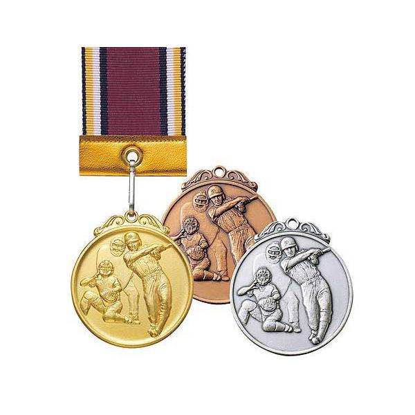 野球メダル 金 銀 銅 直径45mm 優勝メダル 野球大会 S-MY-8451-3