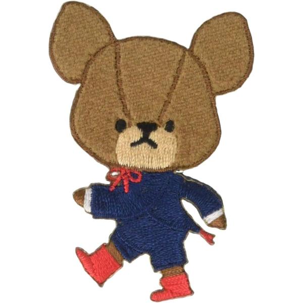 ワッペン くまのがっこう ジャッキー/すみっコぐらし/サンリオ