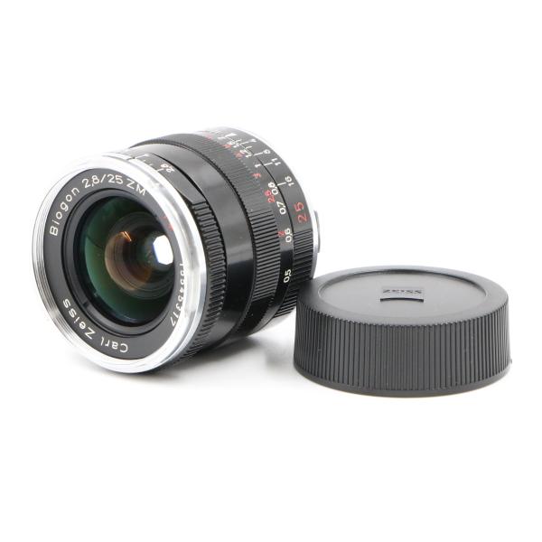 Carl Zeiss Biogon 2.8/25 ZM レンズ + 純正フード Amazon | LH-ZV09 ラウンド メタル レンズ フード、For Carl