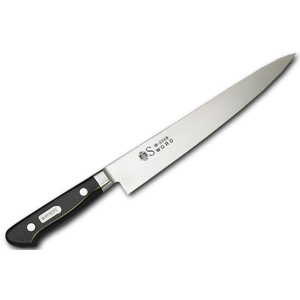 堺一文字光秀　白鋼　片刃　　筋引包丁　27センチ 堺一文字光秀 白鋼 片刃 筋引包丁 27センチ 包丁 堺一文字光秀 白鋼 霞