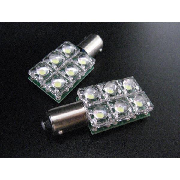�������� BA9���^ 6�A Super FLUX LED ���[�������v 2�g  �z���C�g ���[�������v �����R�C�� �|�C���g����