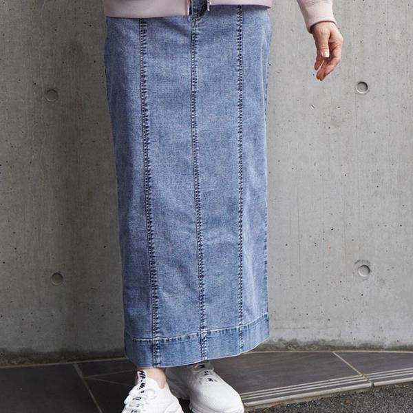 ayane アヤン デニム地 ペンシルスカート レディース デニムスカート