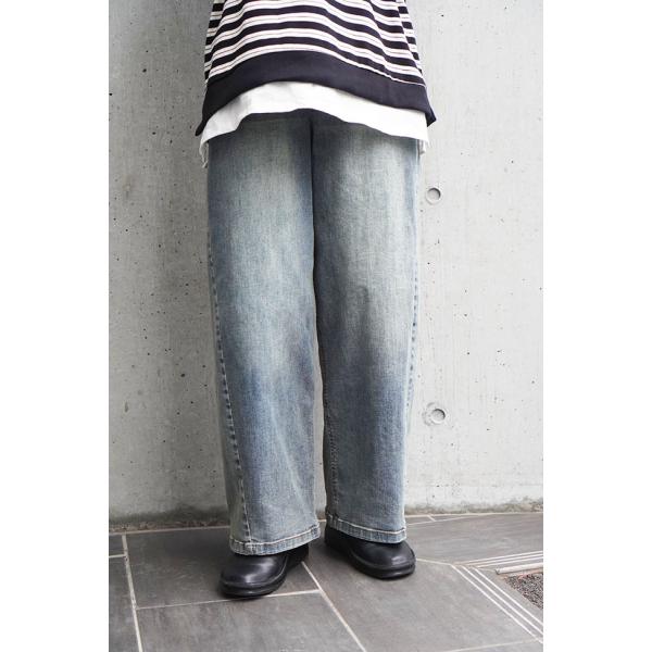 ayane バレルレッグデニムパンツ　新品未使用 ayane アヤン バレルレッグ デニムパンツ レディースデニム オール