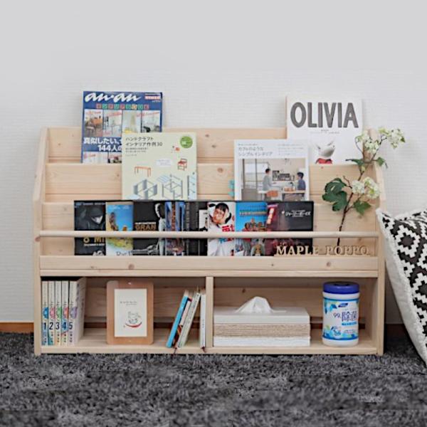 絵本ラック ｗ98cmlx 絵本棚 子ども キッズ おしゃれ 完成品 北欧 収納 表紙 大容量 組立不要 無塗装 無垢材 人気 シンプル かわいい 丈夫 長持ち キッズルーム Buyee Buyee Japanese Proxy Service Buy From Japan Bot Online