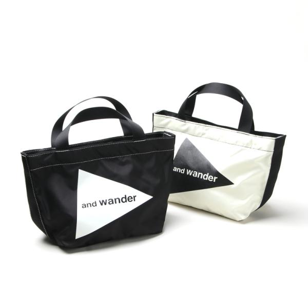 and wander (アンドワンダー) CORDURA logo tote bag small and wander (アンドワンダー) CORDURA logo tote bag small
