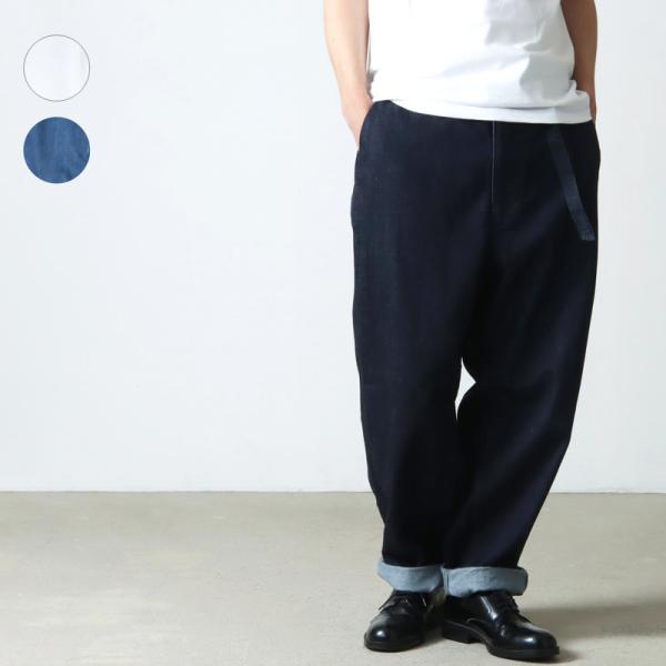 ザノースフェイスパープルレーベルデニムワイドテーパードパンツ 36