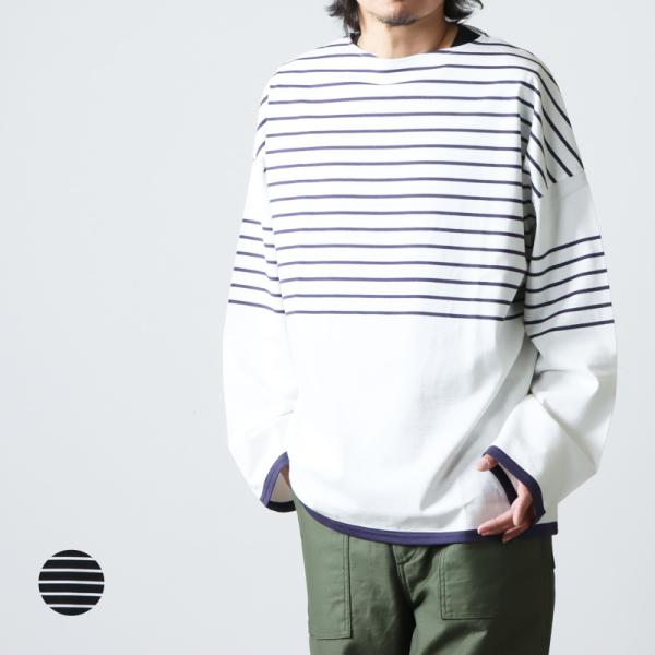 熱販売 OUTIL Basque Shirt ロングスリーブボーダーTシャツ