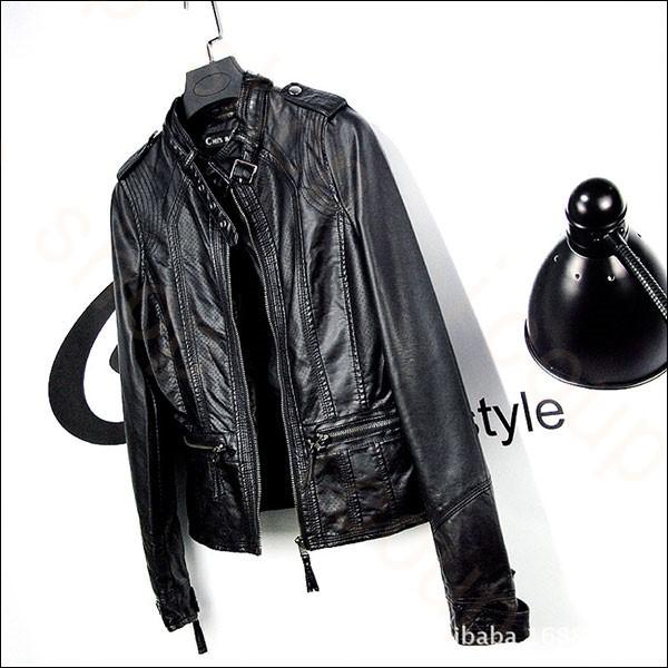 レザージャケット バイクウェア 革ジャン レディース 秋冬服 アウター Pu 防寒 防風 耐磨 ファッション スリム カジュアル ビジネス Bjk115 Icoup 通販 Yahoo ショッピング