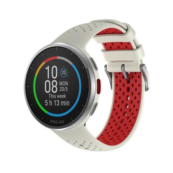 POLAR  Pacer Pro ホワイトレッド S-L (ポラール ペーサー プロ) 900102180 国内正規品　メーカー保証２年付き