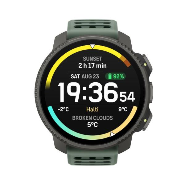 液晶保護フィルム付 SUUNTO スント VERTICAL 2 TITANIUM Sage スント ヴァーティカル 2 チタニウム セージ 国内正規品 SS051209000 送料・代引手数料無料