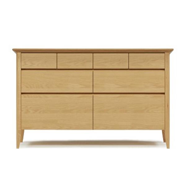 ☆高級 大塚家具　オーク材　ローチェスト　幅85.4☆ 大塚家具 ローチェスト モカ 幅119.4cm オーク材WO（ホワイトオーク