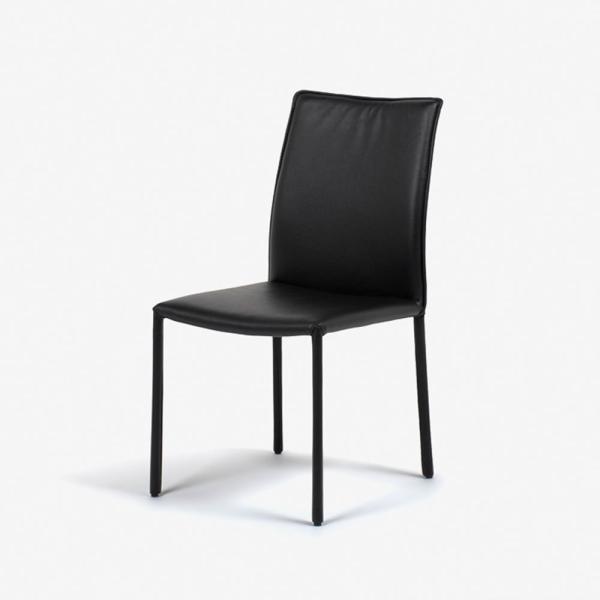 【3月まで】IDC大塚家具 椅子　8391本革 ハイバックチェア1脚　牛革　D 大塚家具 ダイニングチェア ルッソ 革ブラック色 大塚家具（IDC