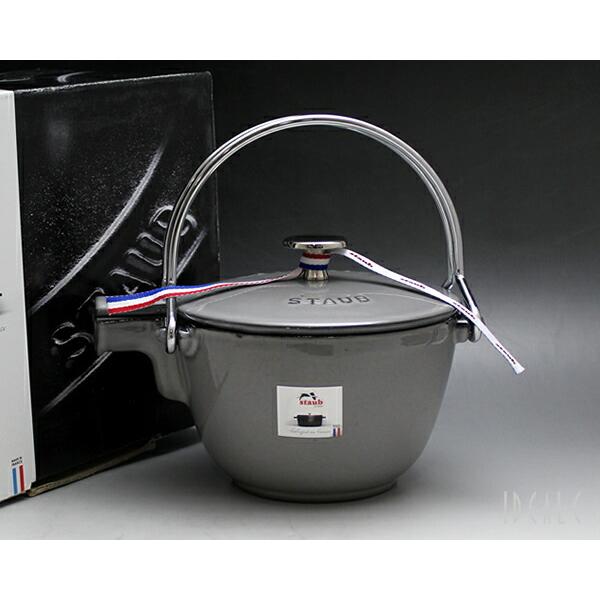 ストウブ staub ラウンドティーポット　ブラック ストウブ Staub ラウンド ティーポット 16.5cm 茶こし付き