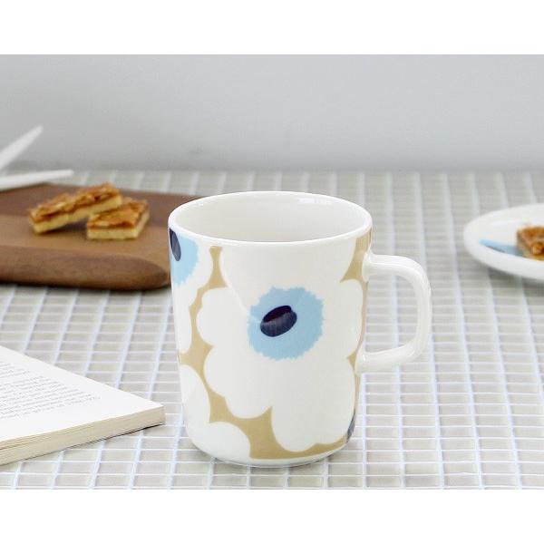 マリメッコ ウニッコ マグカップ 250ml ベージュ/オフホワイト/ブルー marimekko UNIKKO  :32000111:イデールヤフーショップ - 通販 - Yahoo!ショッピング