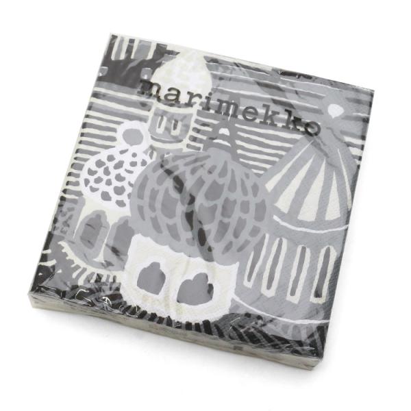 マリメッコのペーパーナプキンです。同じマリメッコのテーブルウェアと組み合わせて楽しむのはもちろん、ティーマやクチポールなどに合わせれば食卓の差し色に。ホームパーティやお菓子のラッピング等、様々なシーンでお使いいただけます。商品番号：7209...