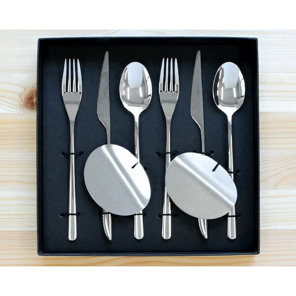 クチポール アイコン ミラー ディナーセット ナイフ フォーク スプーン カトラリーレスト 8点セット 化粧箱付 Icon イデールヤフーショップ 通販 Yahoo ショッピング
