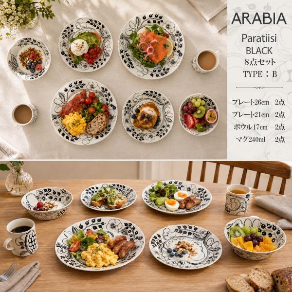Paratiisi アラビア パラティッシ ブラック スターターセット 8点