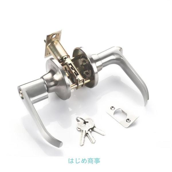 【適用ドア厚さ】本製品はドア厚さ：25-45mmに適用します。取り付け直径50-60mmドア穴、ドア枠から丸穴の中心までの距離60mmを測定します。取り付けミスを避けるために、ご注文前にサイズを測定してください！【材質説明】高強度アルミ合金...