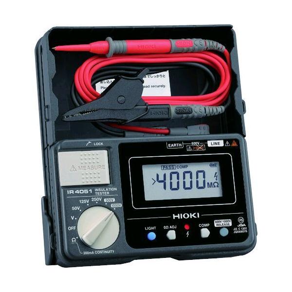 HIOKI IR405110 デジタル絶縁抵抗計 5レンジ IR4051-10 直送