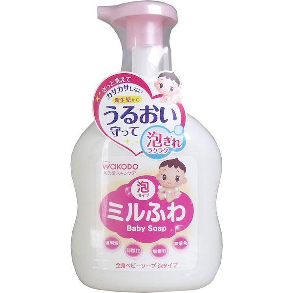 他サイト： 4987244192011 和光堂 ミルふわ 全身ベビーソープ 泡タイプ 本体 450mL【キャンセル不可】 アサヒグループ食の商品画像
