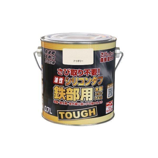 他サイト： 「直送」 ニッペホームプロダクツ 4976124218026 直送 代引不可 油性シリコンタフ ０．７Ｌ アイボリー ＨＹＳ１０２−０．７の商品画像