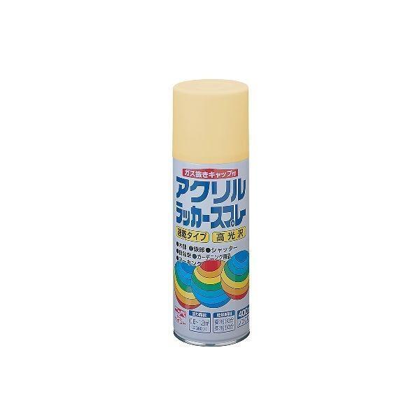 他サイト： 「直送」 ニッペホームプロダクツ 4976124272042 直送 代引不可・他メーカー同梱不可 アクリルラッカースプレー クリーム 400mlの商品画像
