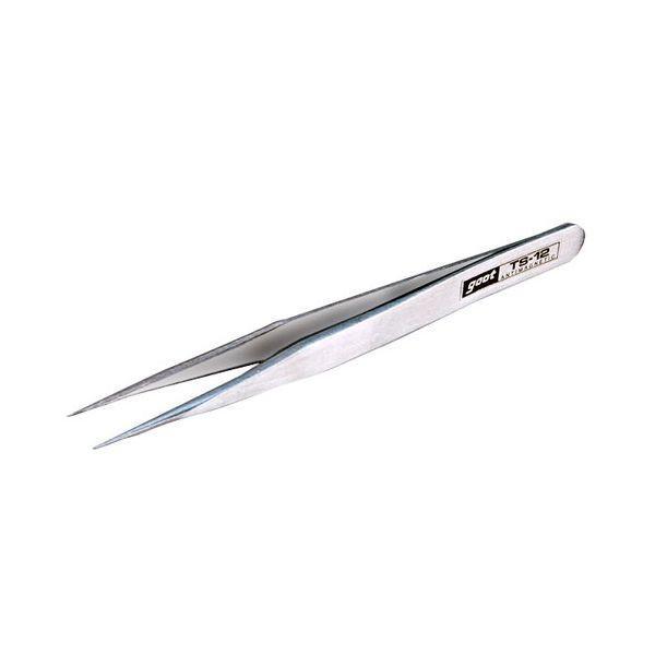 他サイト： 4975205420037 グット 精密ピンセット TS−12 強力タイプ 太洋電機産業 goot スモールタイプ TAIYOの商品画像