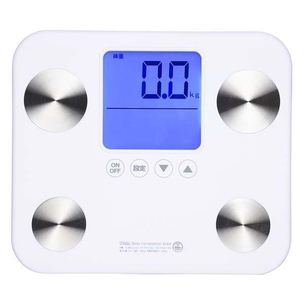 健康管理・計測計 OHM HB-K130-W オーム電機 HB-K130-W 大画面 体重体組成計 HB−K130−W HBK130W