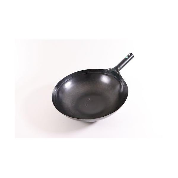 カンダ 山田工業所 鉄打出片手中華鍋 1.2mm 30cm 北京鍋 業務用 中華鍋