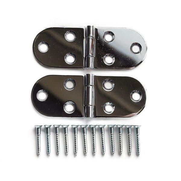 ハイロジック 4960983716854 P-685 ミシン蝶番 30×36mm クローム 2入
