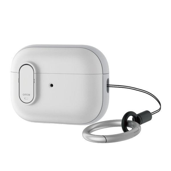 ELECOM｜エレコム AirPods Pro 第2世代 ( 2022 ) 用 ハイブリッドカバー ホワイト AVA-AP4TSLWH