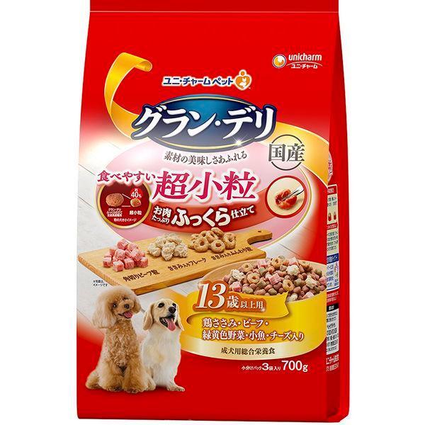 他サイト： ユニ・チャーム 4520699624944 グラン・デリ ふっくら仕立て食べやすい超小粒13歳以上用 700gの商品画像