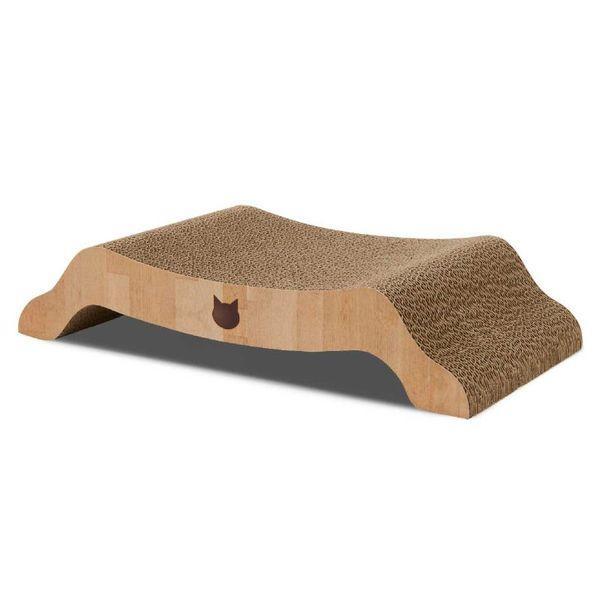 他サイト： 猫壱 4580471868010 バリバリベッドM ライトブラウンの商品画像