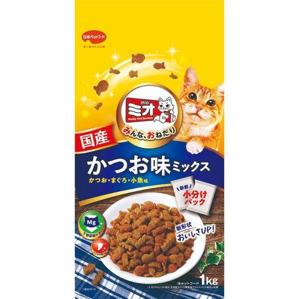 他サイト： 日本ペットフード 4902112046418 ミオドライミックス かつお味 1kgの商品画像
