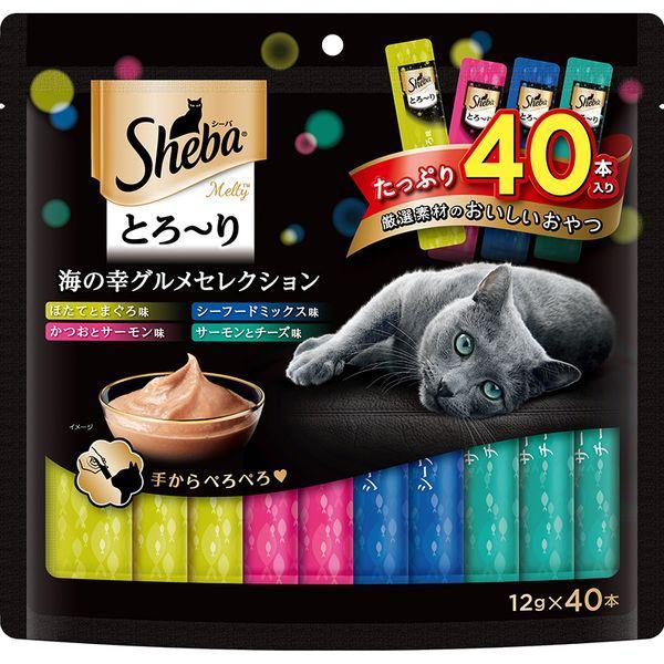 他サイト： マースジャパンリミテッド 4902397859789 SMT52 シーバ とろ〜り メルティ 海の幸グルメセレクション 12g×40本の商品画像