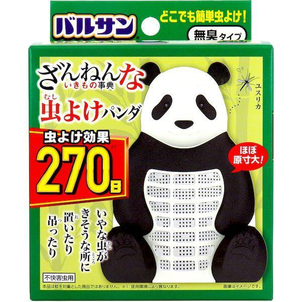 他サイト： 4580543942648 バルサン ざんねんないきもの事典 虫よけパンダ 270日 無臭タイプ 1個入【キャンセル不可】の商品画像