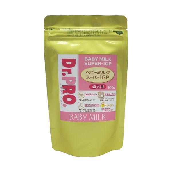 他サイト： ニチドウ 4975677033353 Dr．PRO ベビーミルク スーパーIGP 幼犬用 100gの商品画像